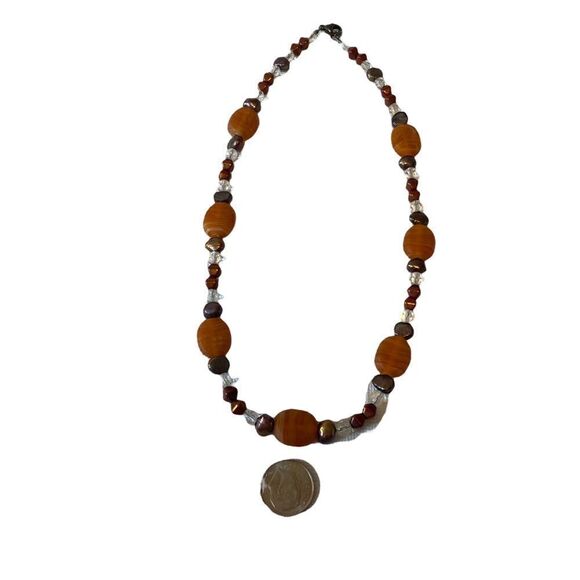 Artisan Designed Strand of Jasper w/ intermingled complimentary colored beads. - Picture 6 of 6